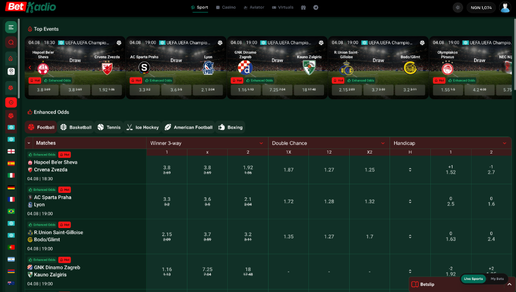 BetKadio Sports