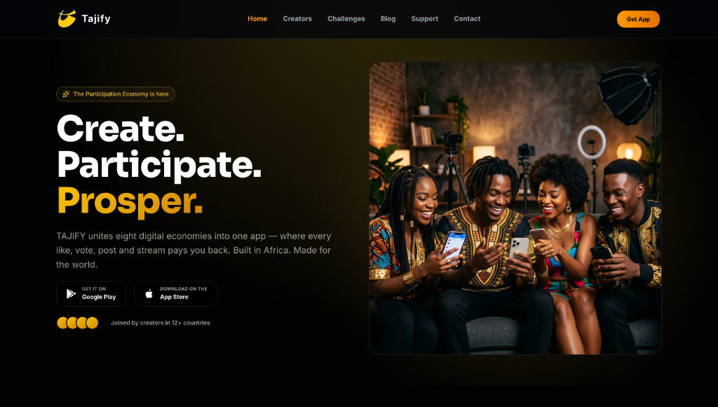 Tajify Creators Platform