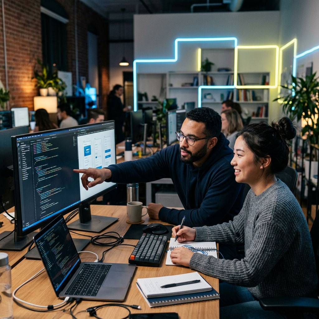 Developers at work